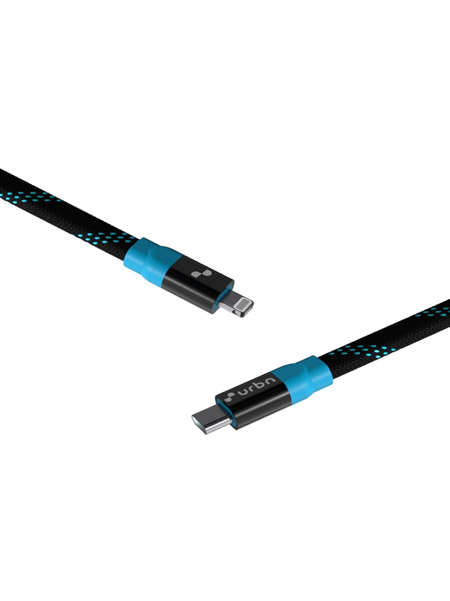 URBN 30W Apple MFi Certified Super Fast Lightning Cable, Type C to Lightning 4 Feet (Black)