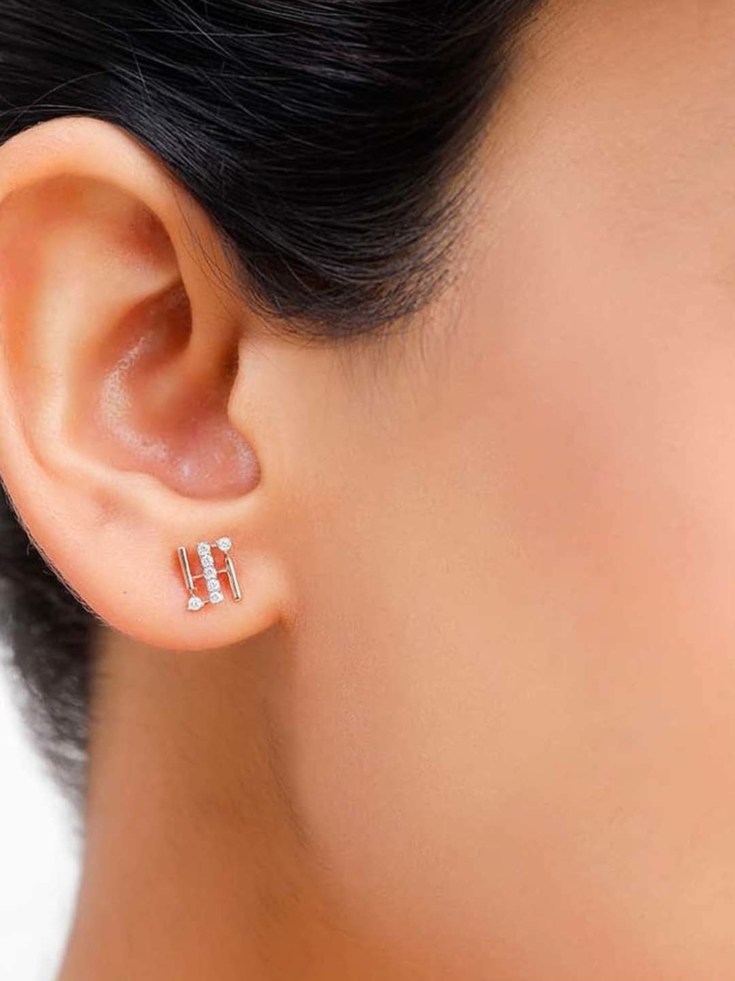 Mia By Tanishq Nature's Finest 14k Gold Whimsical Touch Stud Earrings