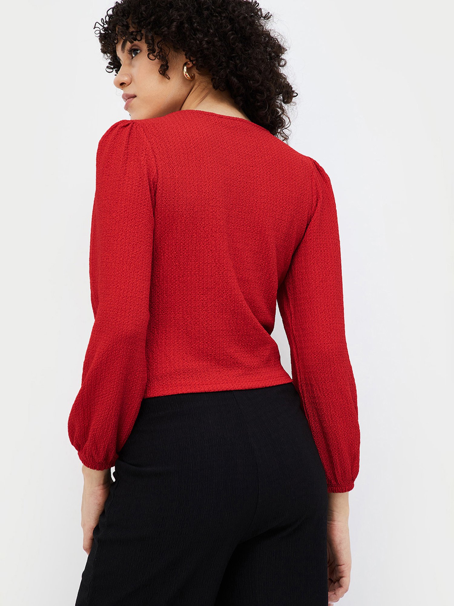 Ginger by Lifestyle Red Regular Fit Top