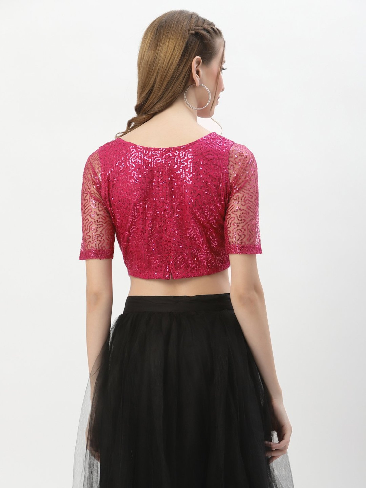 studiorasa Pink Embellished Choli