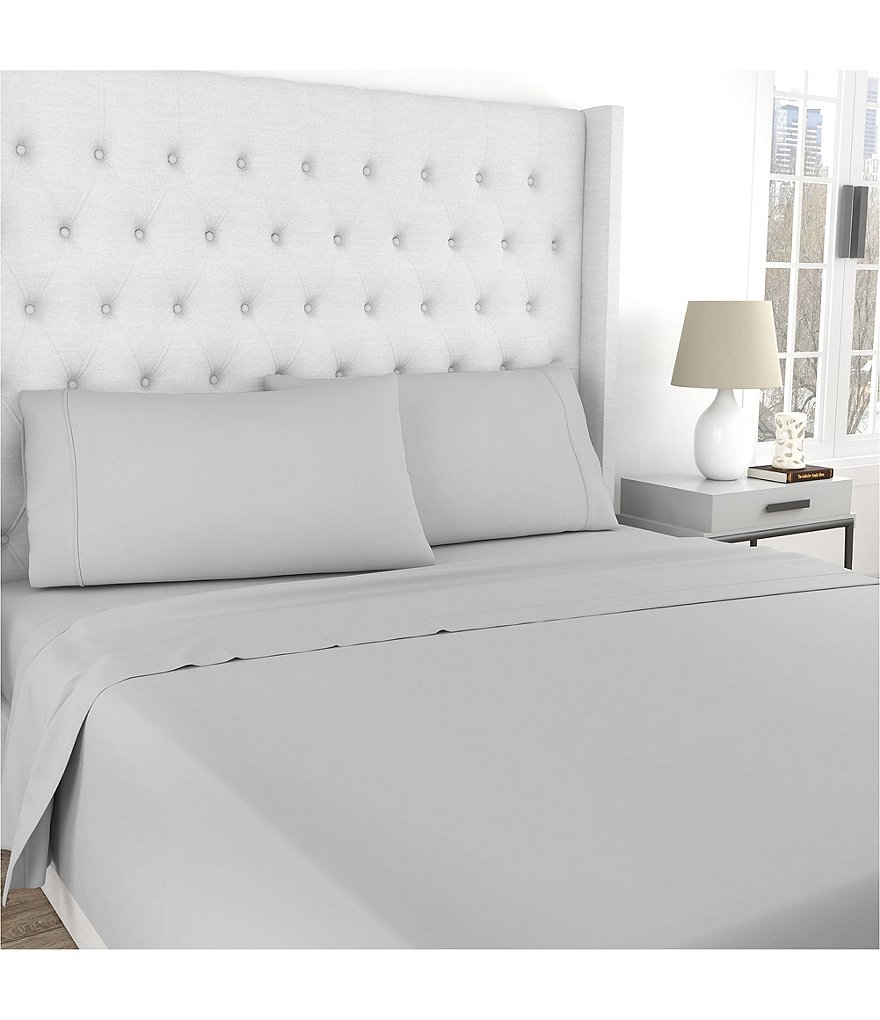 2 Pcs Standard 20"x26" Silk Satin Silky for Hair and Skin Pillowcase Black  - PiccoCasa