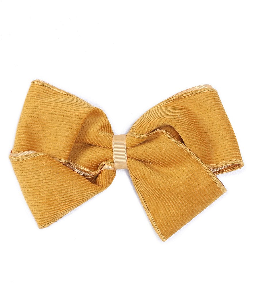 Edgehill Collection Little Girls Sparkle Satin Bow Wrap Headband