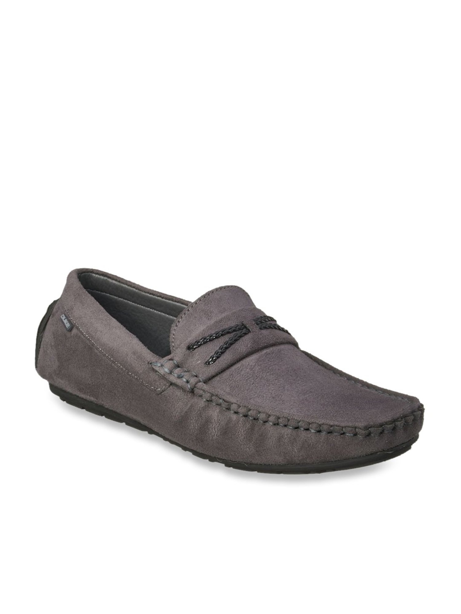 Duke Men's Grey Casual Loafers