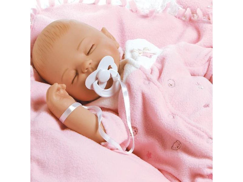 Paradise Galleries Reborn Newborn Baby Doll That Looks Real Baby Carly, 16 inch Sleeping Girl in GentleTouch Vinyl, 6-Piece Set