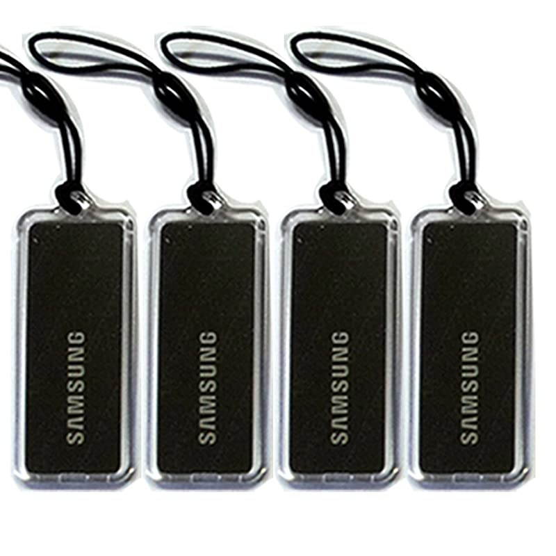 All Black 4pcs Genuine  EZON Digital Door Lock Key Tag Tags 1356MHz RFID ISO14443 A Type for SHS2320 SHS2920 SHSH620 SHSH630 SHS3120 SHS3320 SHS3420 0+4B+0