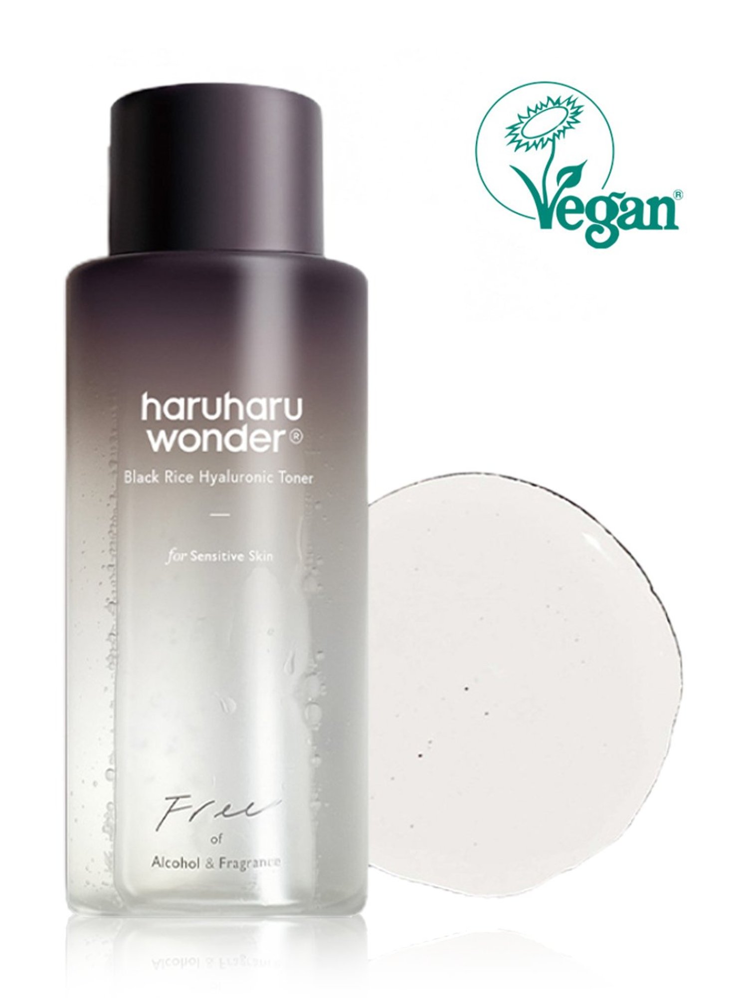 HaruHaru Wonder Black Rice Hyaluronic Toner for Sensitive Skin - 300 ml