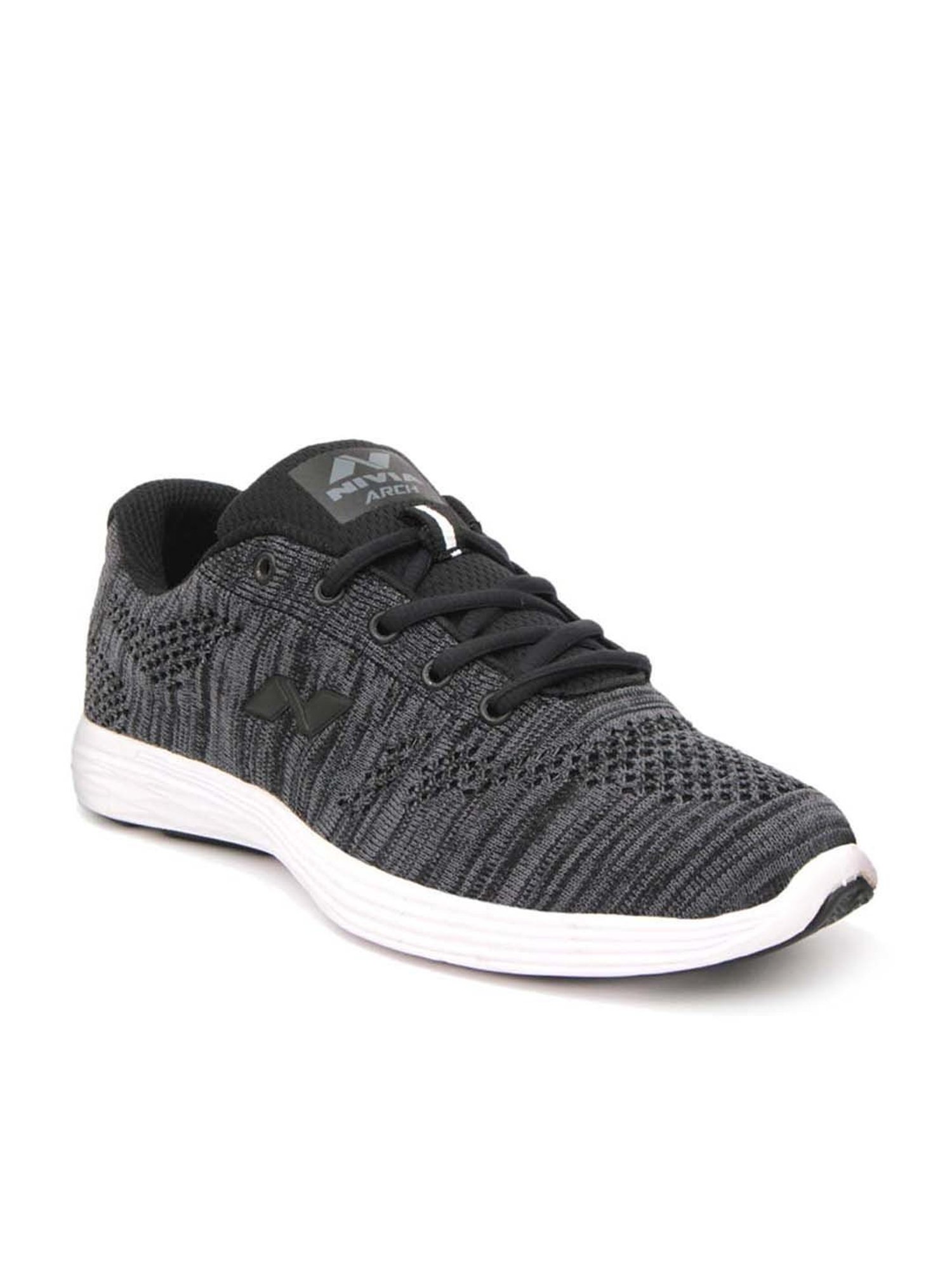 Nivia Men's Arch Jogger Black Running Shoes