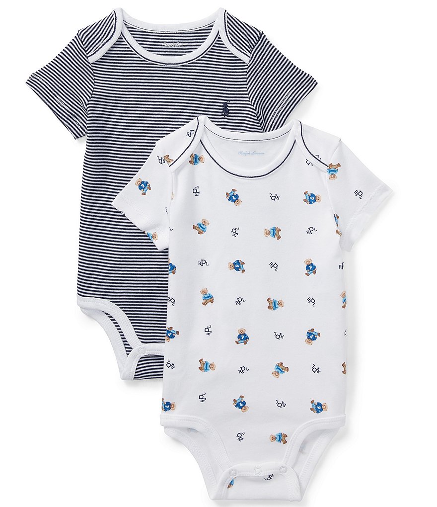 Aden + Anais Baby Boys 6-9 Months Long-Sleeve Blue Moon Footed Coverall