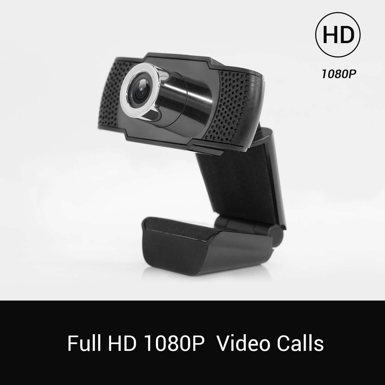 HD Webcam with Microphone 1080P Webcam,USB Connection for Professional Streaming,Conferencing,Video Calling,Fit for Laptop,Desktop.Compatiable with Computer Windows,Mac System (Pro Conferencing)
