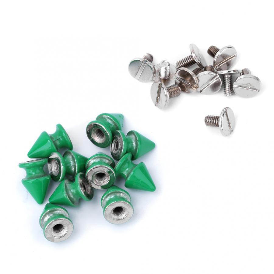 Nail Polish Studs And Spikes For Clothes 50pcs 8*12mm Fashion Metal Bullet Rivet Spikes & Cone Studs For Leather DIY Accessory