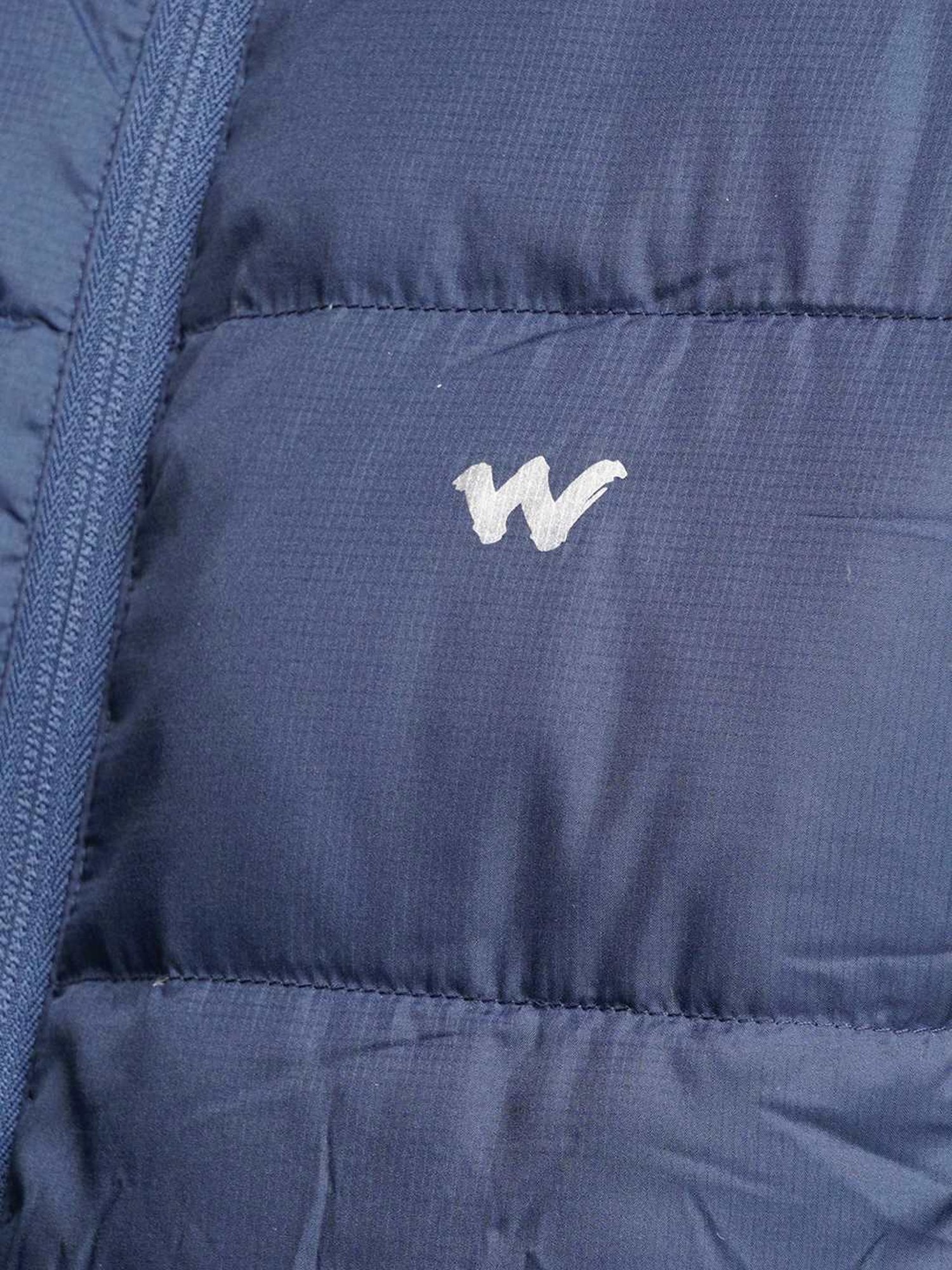 Wildcraft Navy Regular Fit Quilted Hooded Jacket