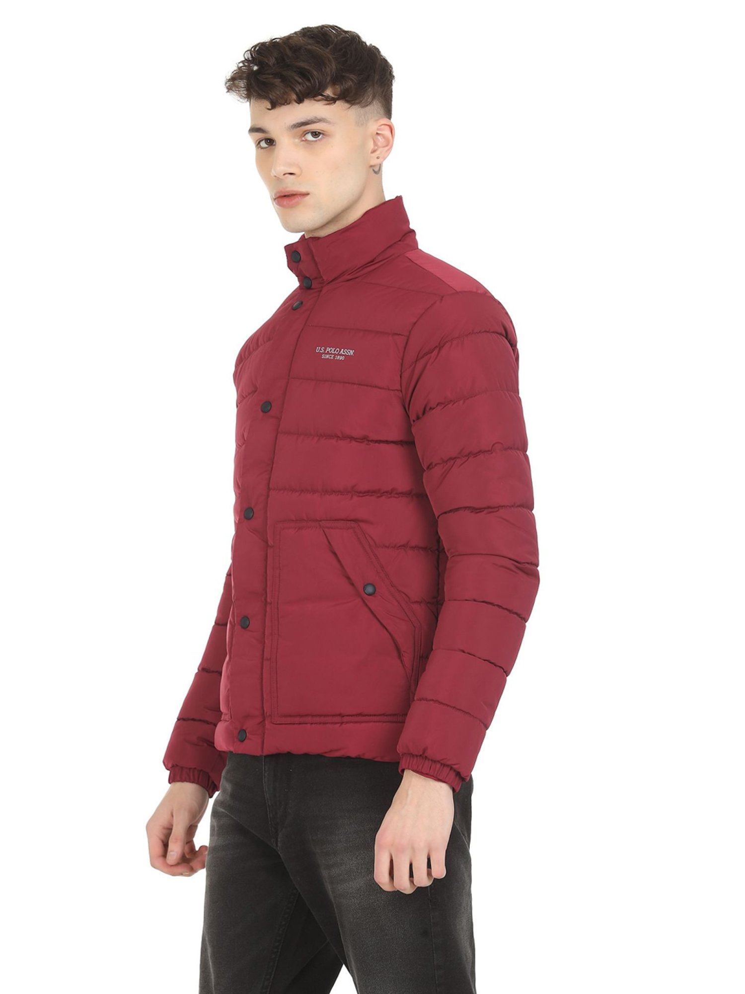 Hummel Grey Regular Fit Bomber Jacket