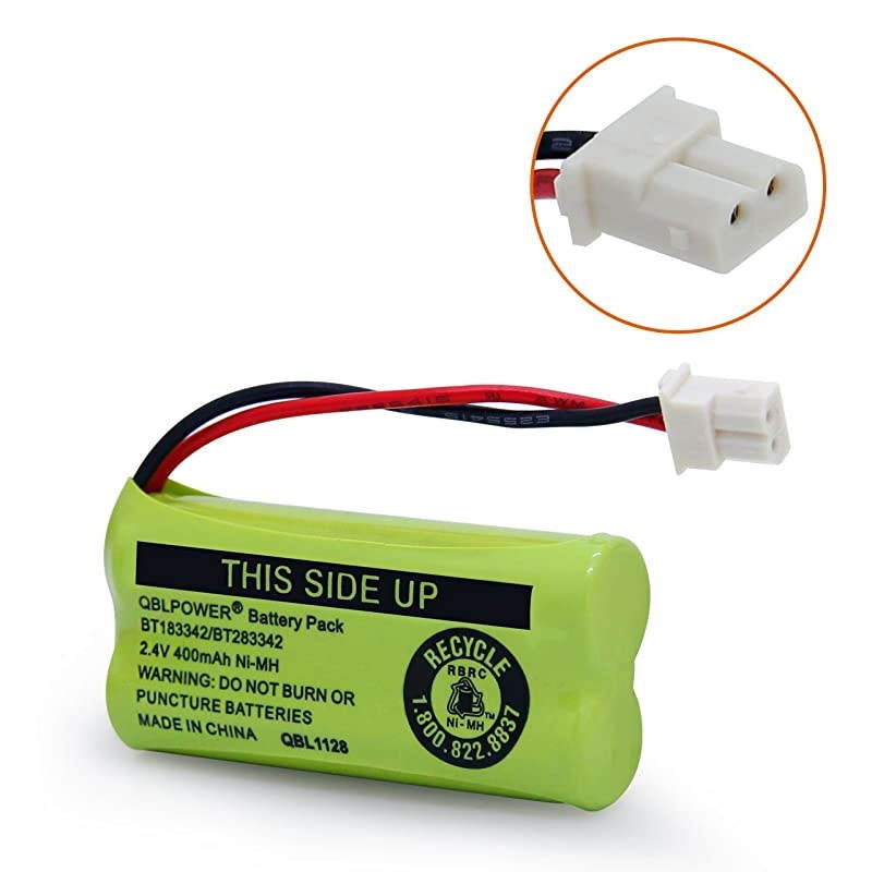BT183342/BT283342 2.4V 400mAh Ni-mh BT-166342 BT-266342 BT-162342 BT-262342 Battery CS6114 CS6419 CS6719 EL52300 CL80111 Cordless Phone(Pack of 3)