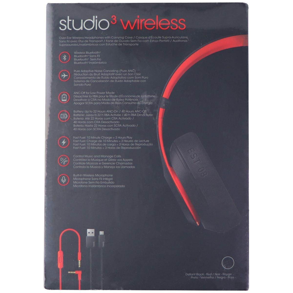 Beats Noise Cancelling Over-Ear Studio3 Wireless Headphones The Skyline Collection - Desert Sand (MTQX2LL/A)