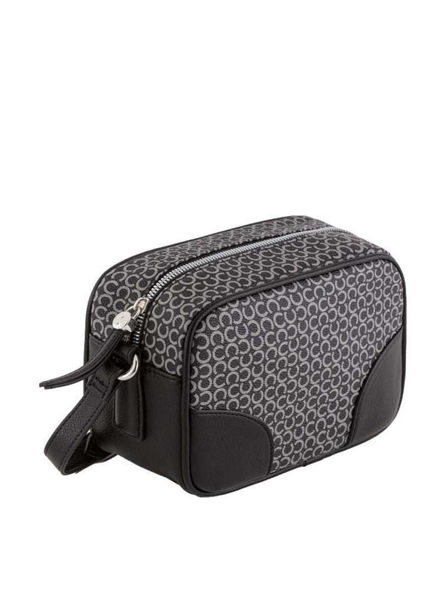 CARPISA Black Printed Small Sling Handbag