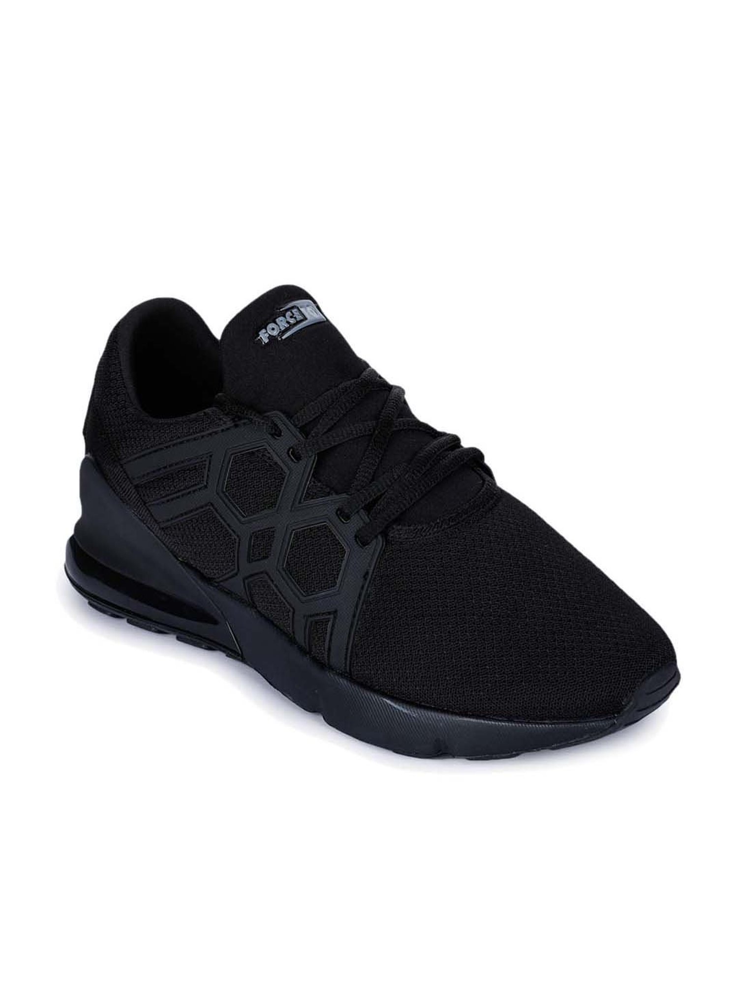 Force 10 by Liberty Men's Black Running Shoes