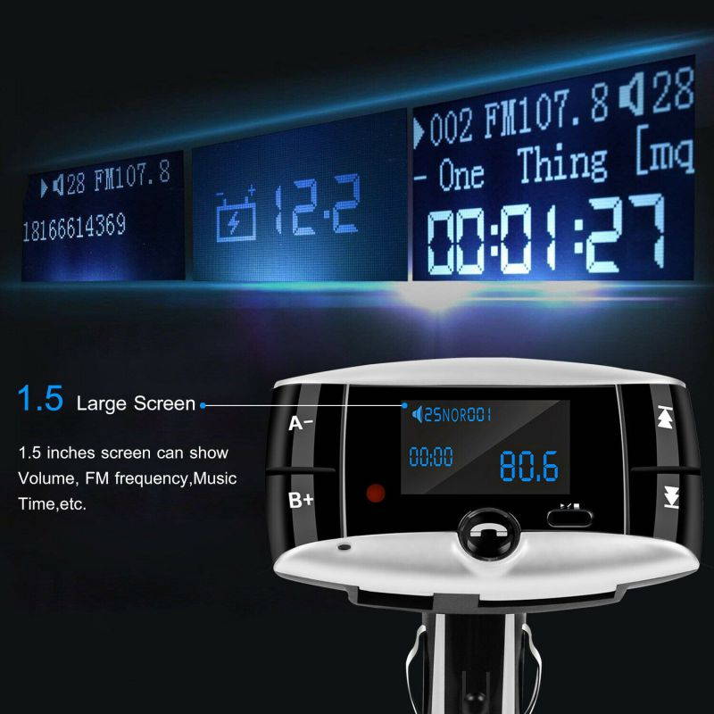 Wireless FM Transmitter Modulator Car Kit Handsfree MP3 Player SD USB LCD Remote