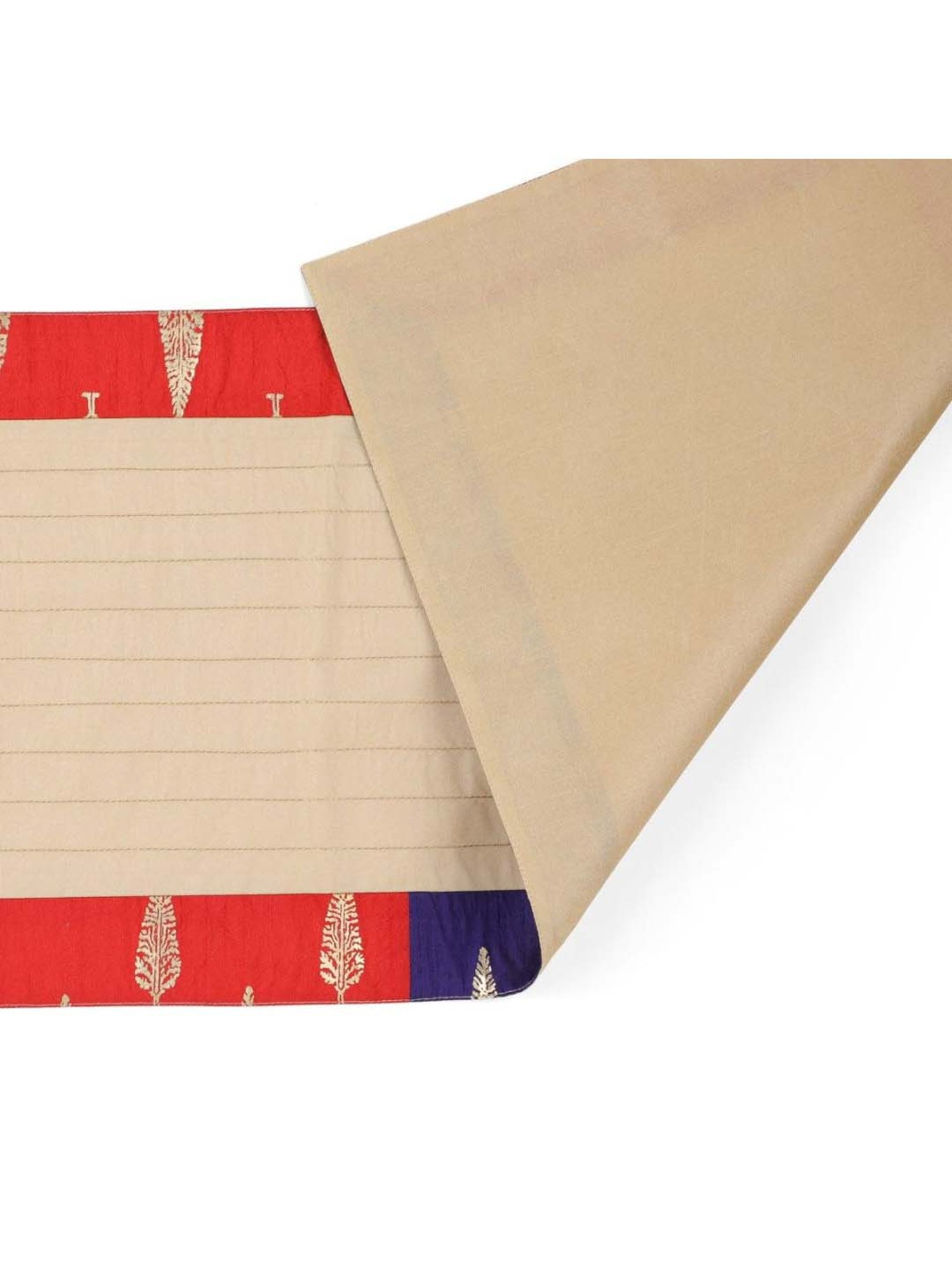 Home4U GARNET Multicolor Poly Dupion Table Runner