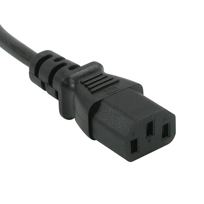 03134 Standard Power Cable 515P to C13 18 AWG 10ft Black