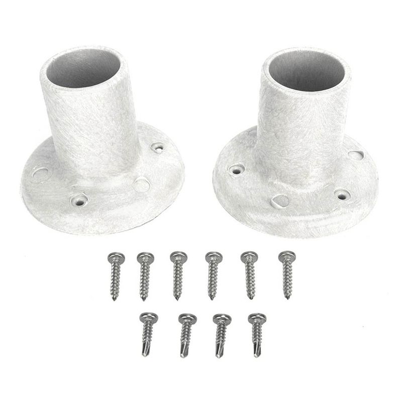 Magic Pool Fountain Water Powered Swimming Pool Fountain Accessory with Color Changing LED Light Bulb for In Ground and Above Ground Pool (2 Pack)