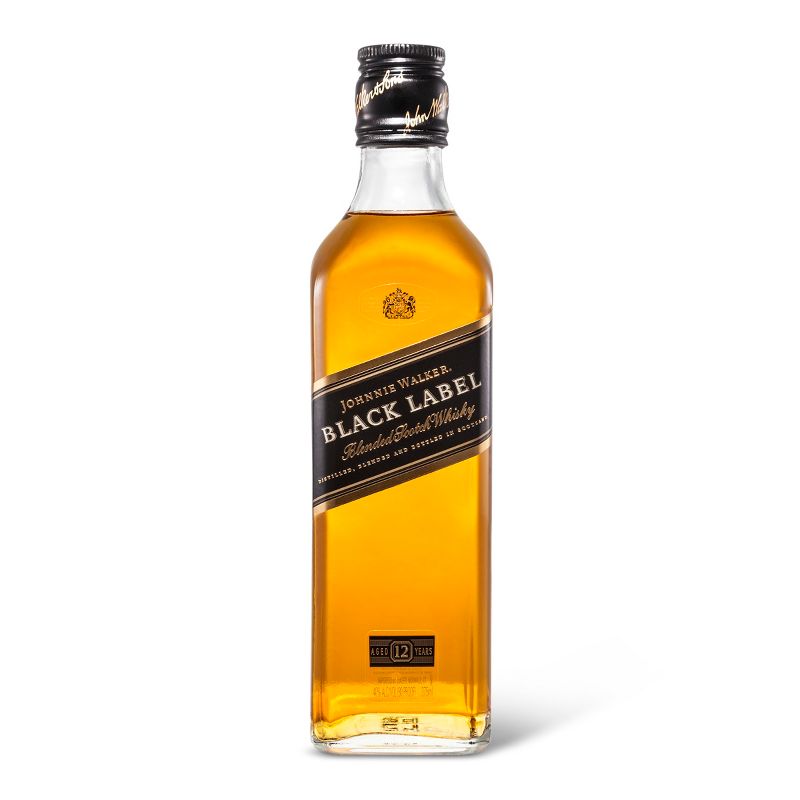 Johnnie Walker Black Label Scotch Whisky - 375ml Bottle