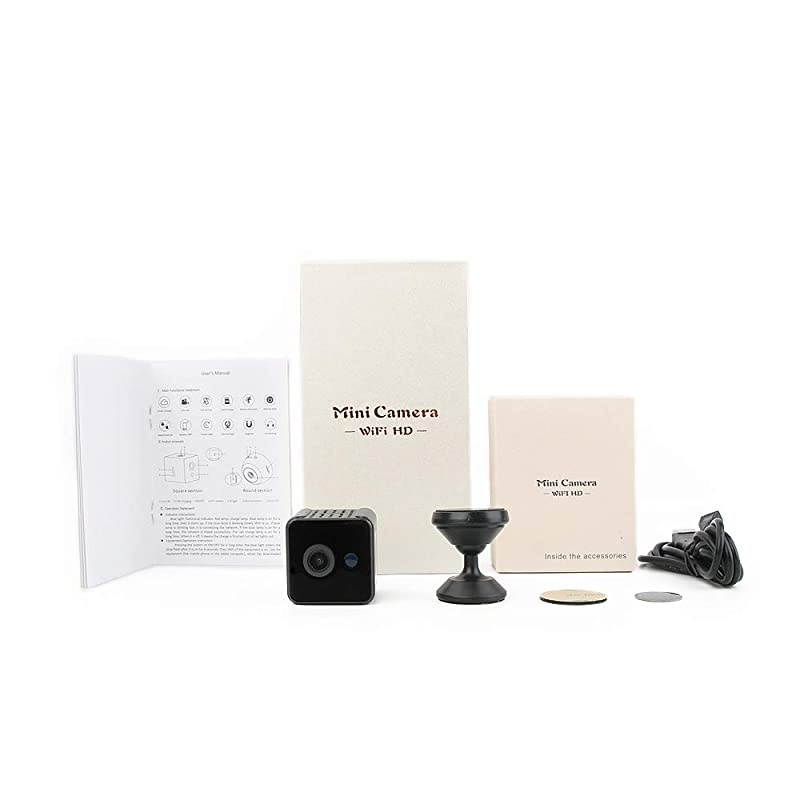 Mini WiFi Camera Small Home Security Wireless Camera Nanny Cam Super Night Vision Motion Detection Crisp 1080P HD Live Streaming Indoor amp Outdoor Portable Tiny Cam with Android iOS App