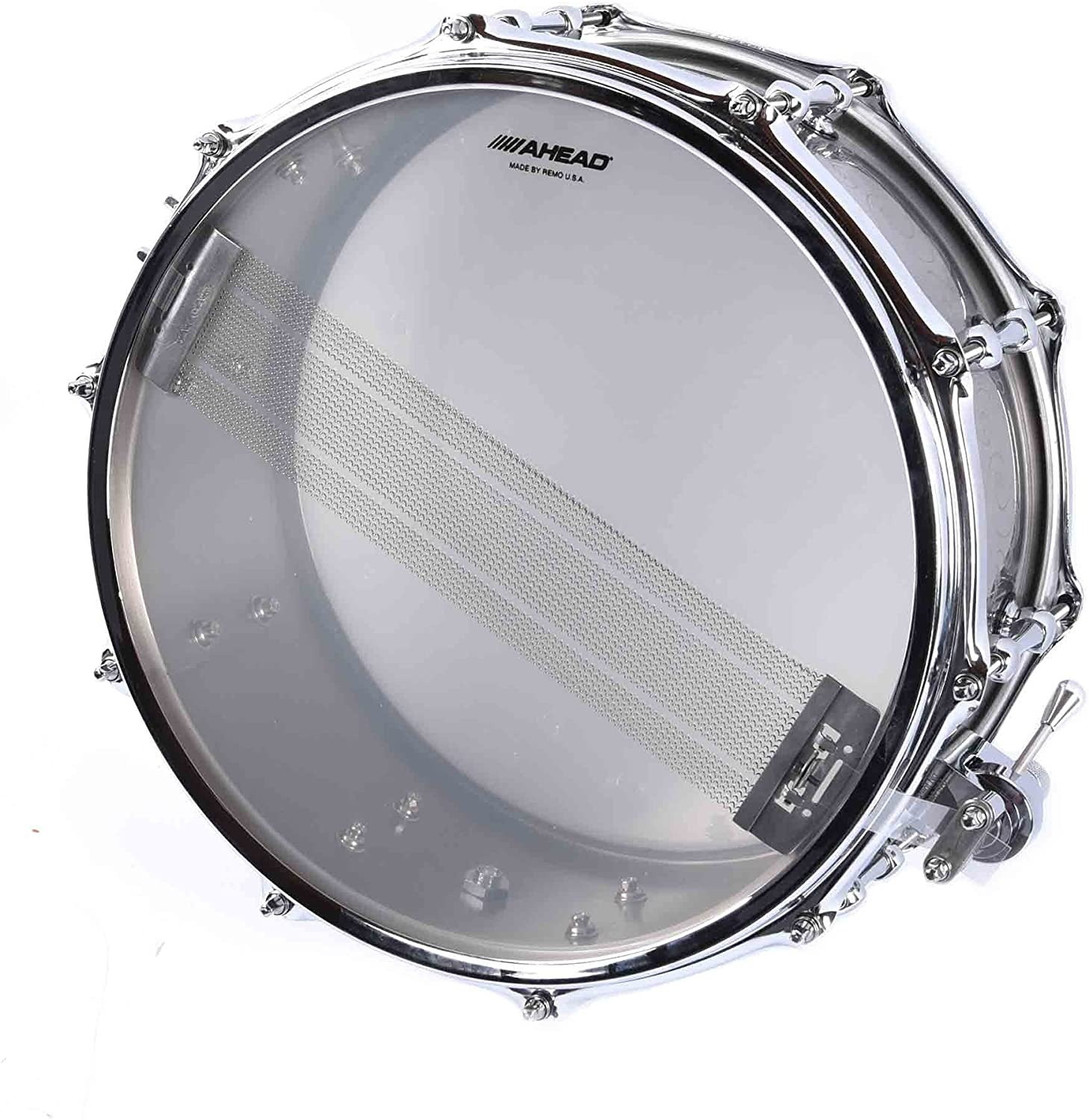 Ahead 6"x14" Engraved Titanium 1mm Snare Drum