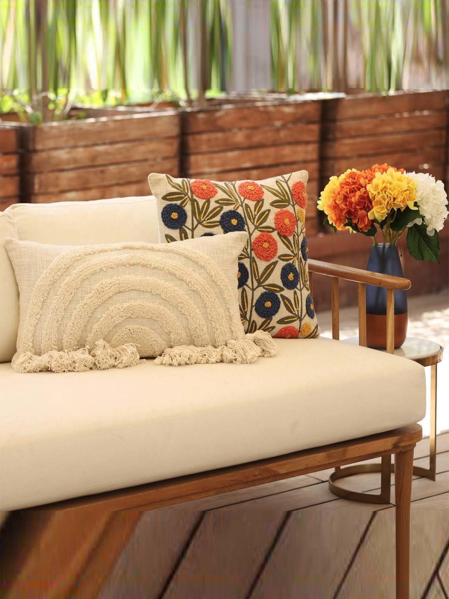 ICRAFT Multicolor Velvet Aadhya Cushion Cover