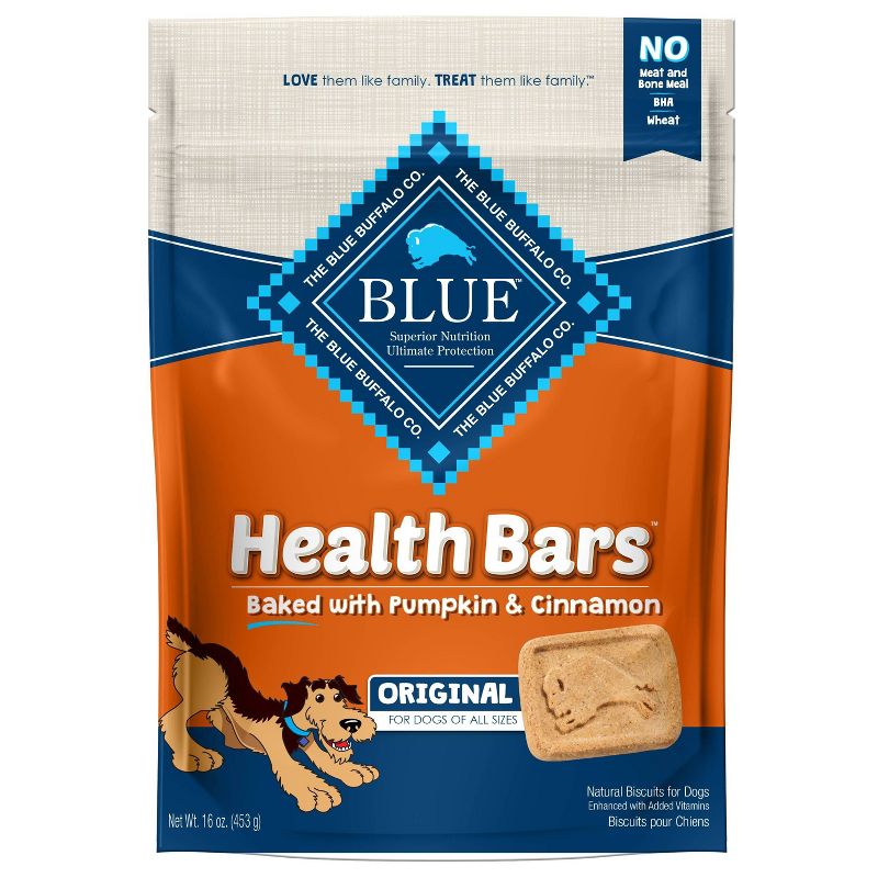 Blue Buffalo Pumpkin & Cinnamon Health Bar Dog Treats - 16oz