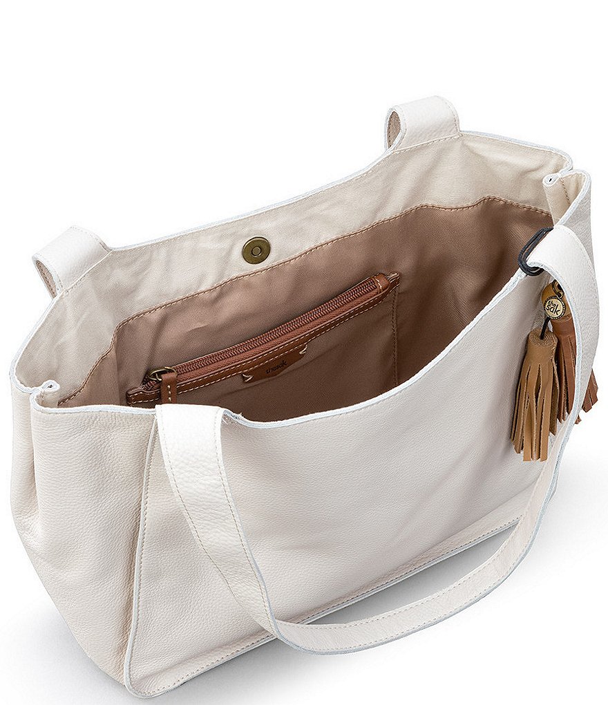 The Sak Huntley Leather Snap Tote Bag