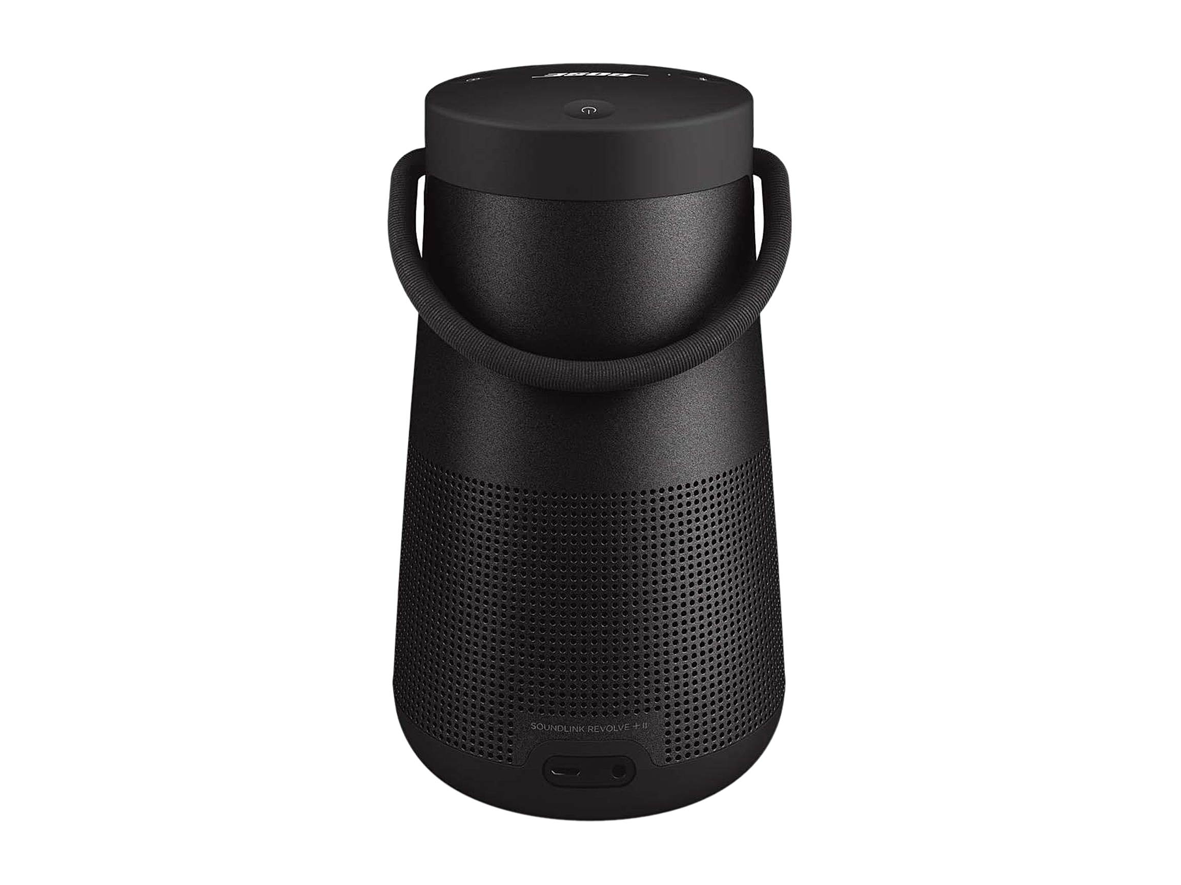 Bose SoundLink Revolve+ II Portable Bluetooth Speaker - Wireless Water-Resistant Speaker with Long-Lasting Battery and Handle, Black