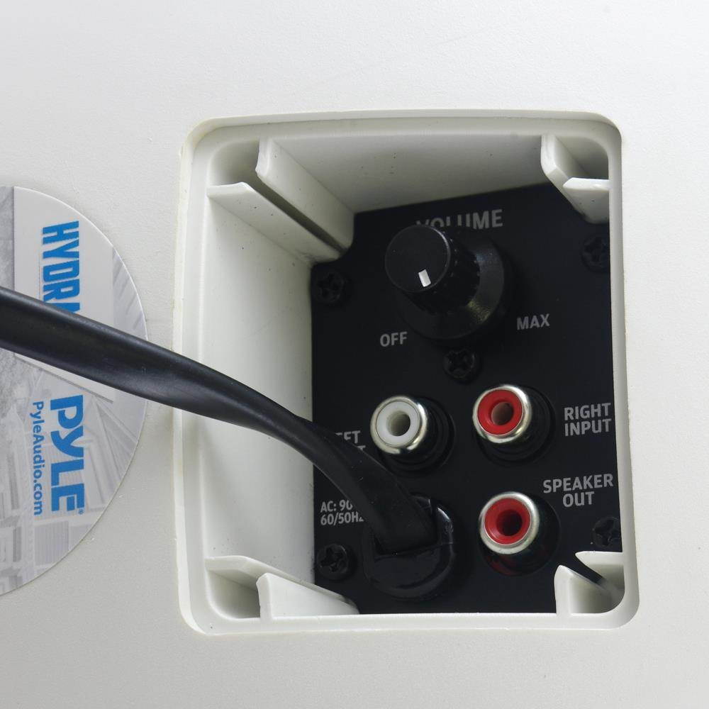 Pyle PDWR54BTW Bluetooth 600W Waterproof 5.25" Powered Outdoor Speakers (2 Pair)