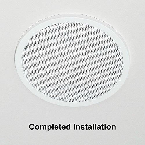 Reliable Hardware Company RH-4002-8-2-A White Universal Surface Mount 8" Speaker Covers, Pair
