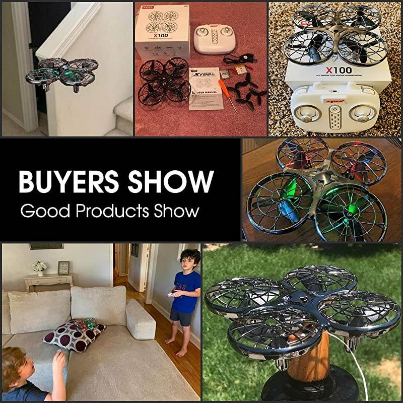 Mini Drone Flying Toy X100 RC Drones for Kids or Adults Hands Free Operated UFO RTF Helicopter Plane Easy Indoor Outdoor Flying Ball Drone Toys for Boys Girls