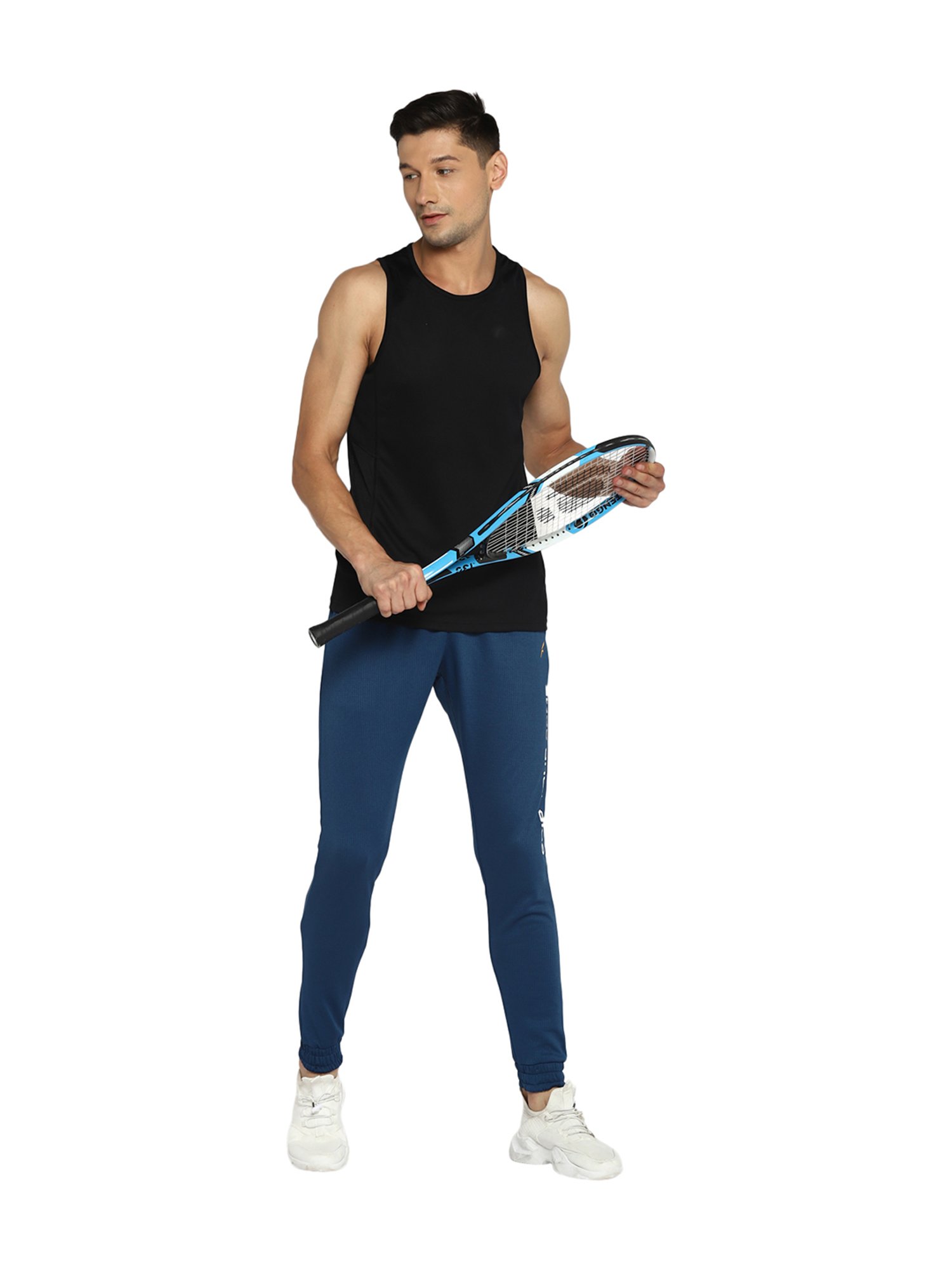 Furo by Red Chief Teal Regular Fit Joggers