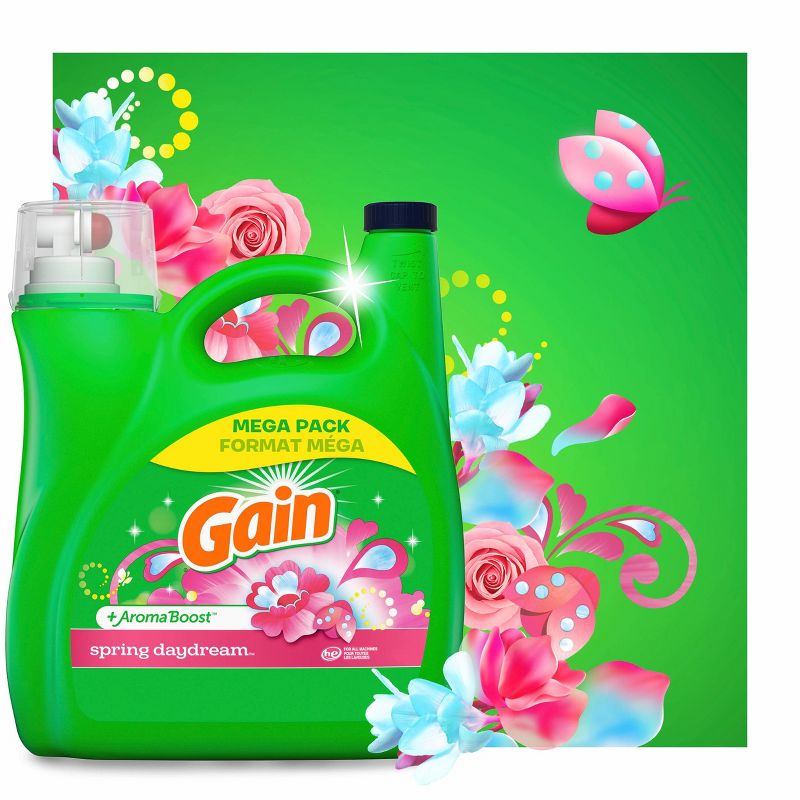 Gain Spring Daydream Scent Liquid Laundry Detergent - 165 fl oz