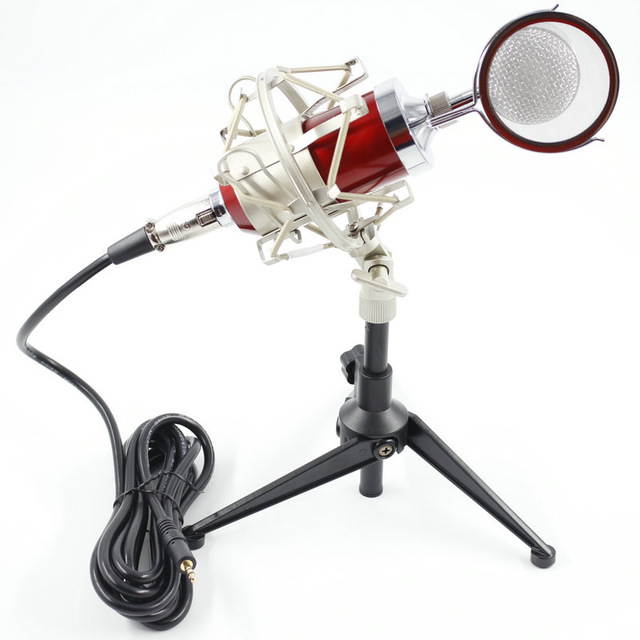 BM 8000 Professional Condenser Microphone bm8000 Audio Studio Vocal recording for Computer karaoke