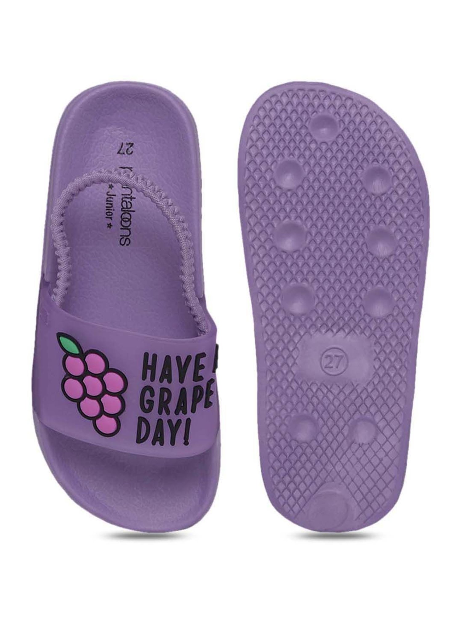 Pantaloons Junior Lilac Back Strap Sandals