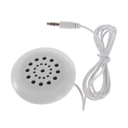 F06085 Mini 3.5mm Pillow Speaker for MP3 / MP4 Music Player Color White