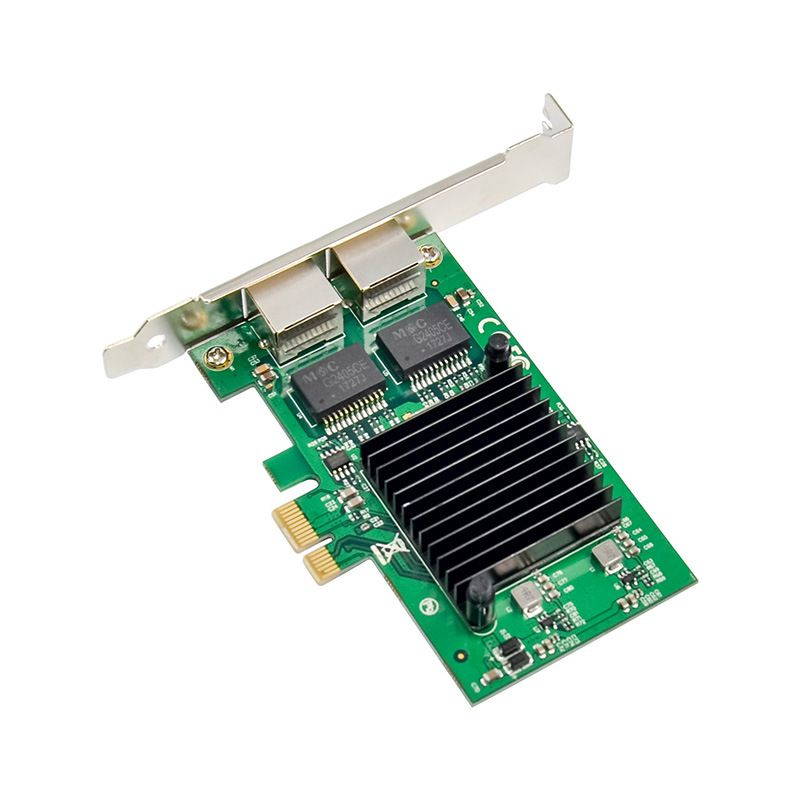 Dual Port RJ45 10/100/1000Mbps Gigabit PCI Express, PCIe Network Adapter/Network Interface Card/Ethernet Card