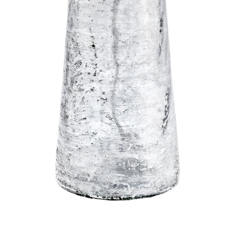 nuLOOM Clay 28" Glass Table Lamp Lighting - Gray 27.25" H x 14" W x 14" D