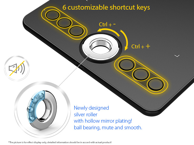 XP-PEN Deco 02 Digital Graphics Drawing Tablet Drawing Pen Tablet with Battery-free Passive Stylus and 6 Shortcut Keys (8192 levels pressure)