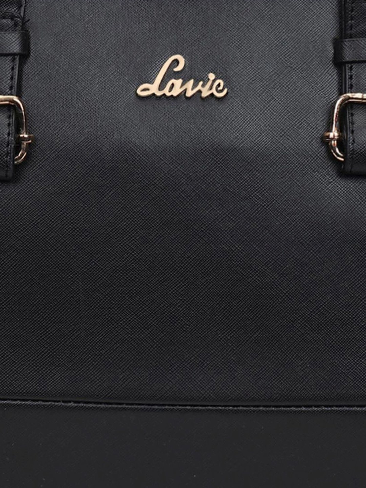 Lavie Bagan Black Solid Shoulder Handbag