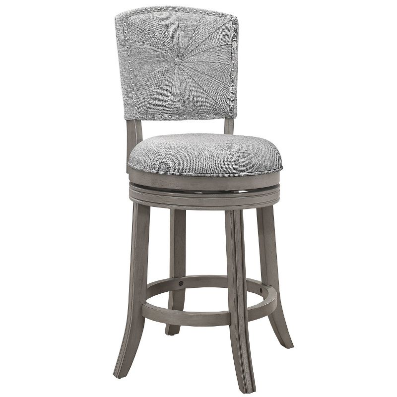 Santa Clara II Swivel Counter Height Barstool Gray - Hillsdale Furniture