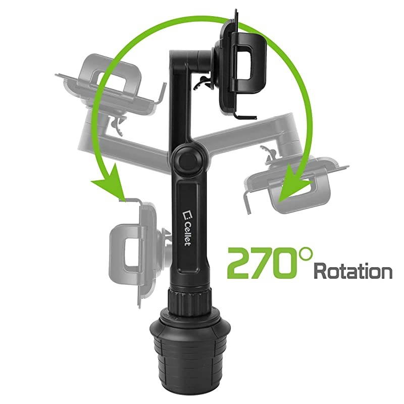 Universal Car Cup Holder Mount for Apple iPhone 11 Pro Max Xr Xs Max X 8 8 Plus 7 7+, Samsung Note 10+ 9 8 Galaxy S10 S10+ S9 PLUS S8, LG G7/G6/V30/Q7+/Stylo 4/V35, Moto G6/X4 Extra Long Neck
