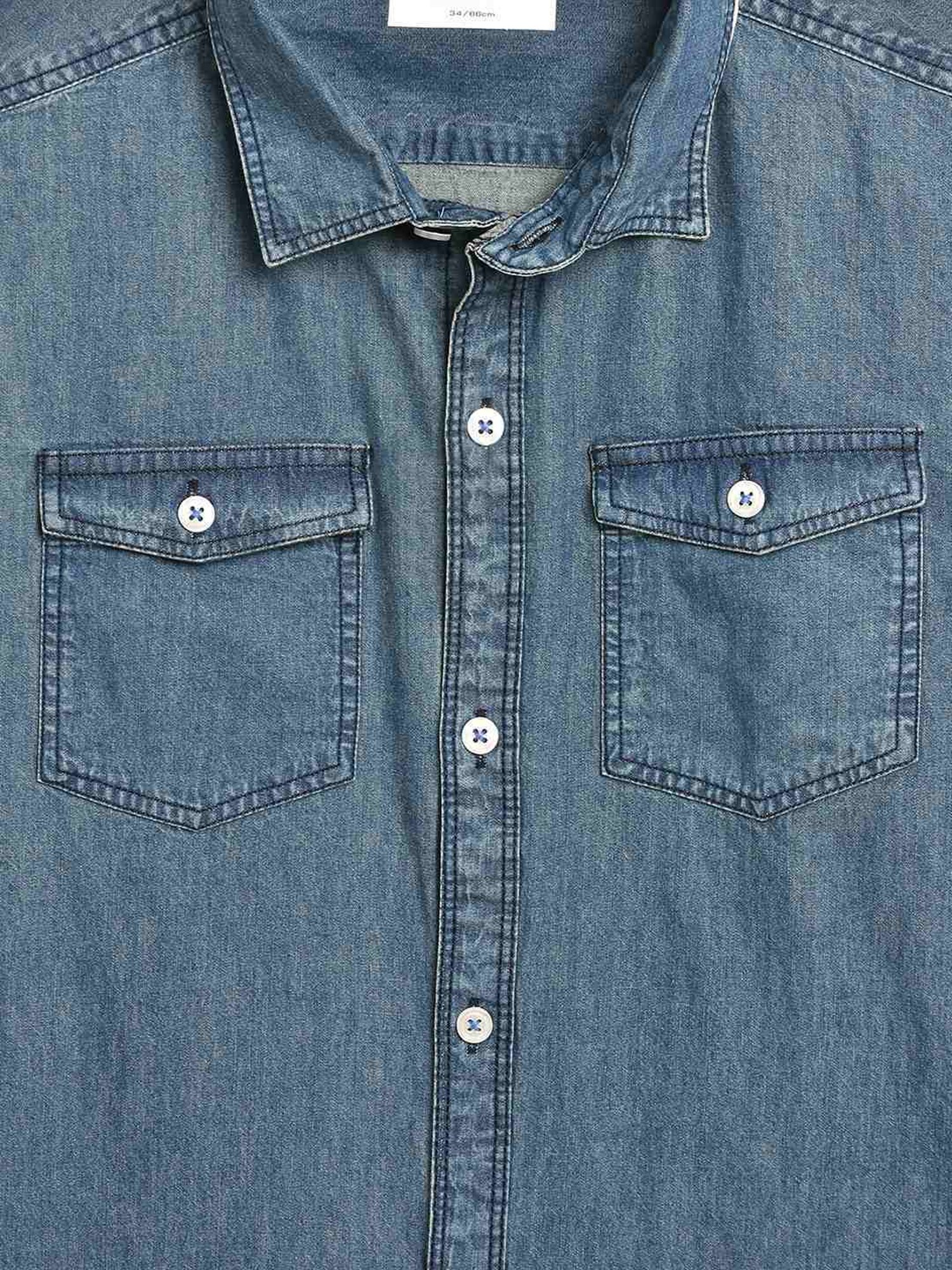 Octave Kids Blue Cotton Shirt