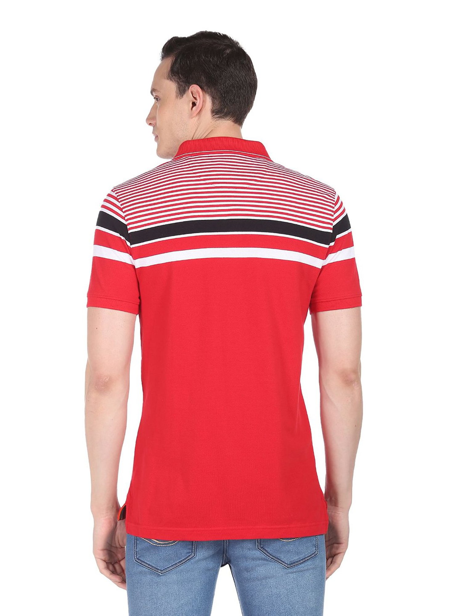 AD by Arvind Red Polo T-Shirt