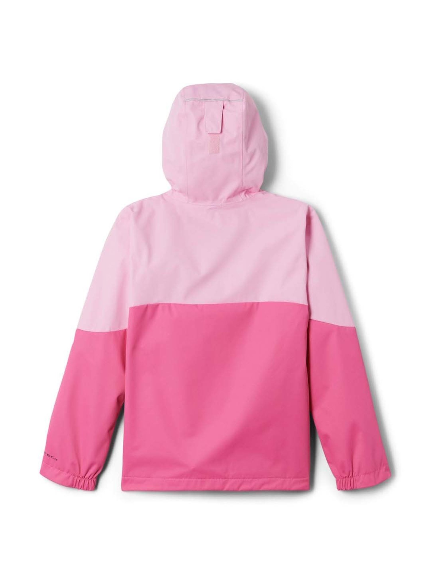 Columbia Kids Hikebound Pink Color Block Full Sleeves Rain Jacket
