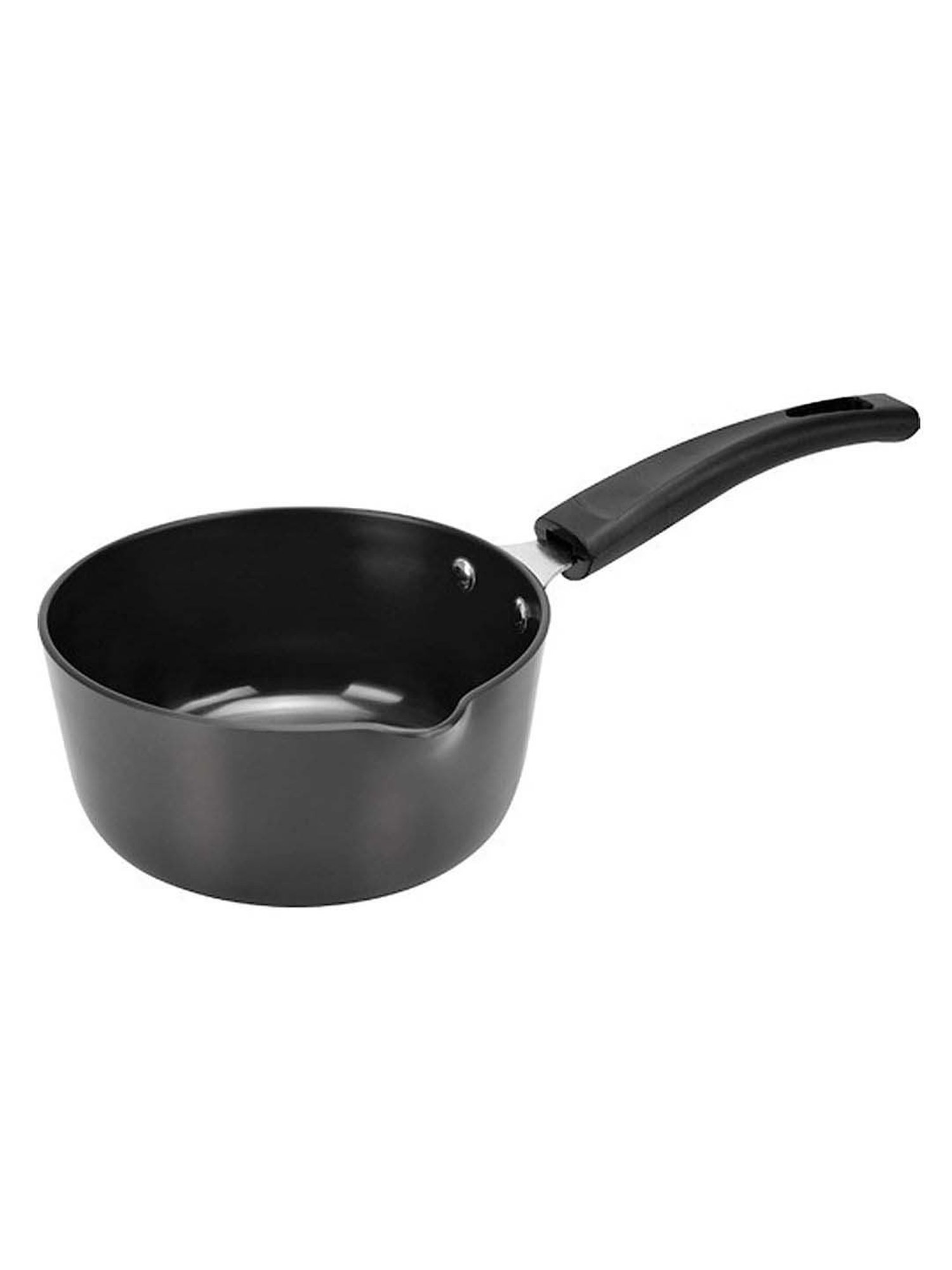 Nirlon Black Hard Anodised 16 cm Saucepan With Bakelite Handle (1.6 L)