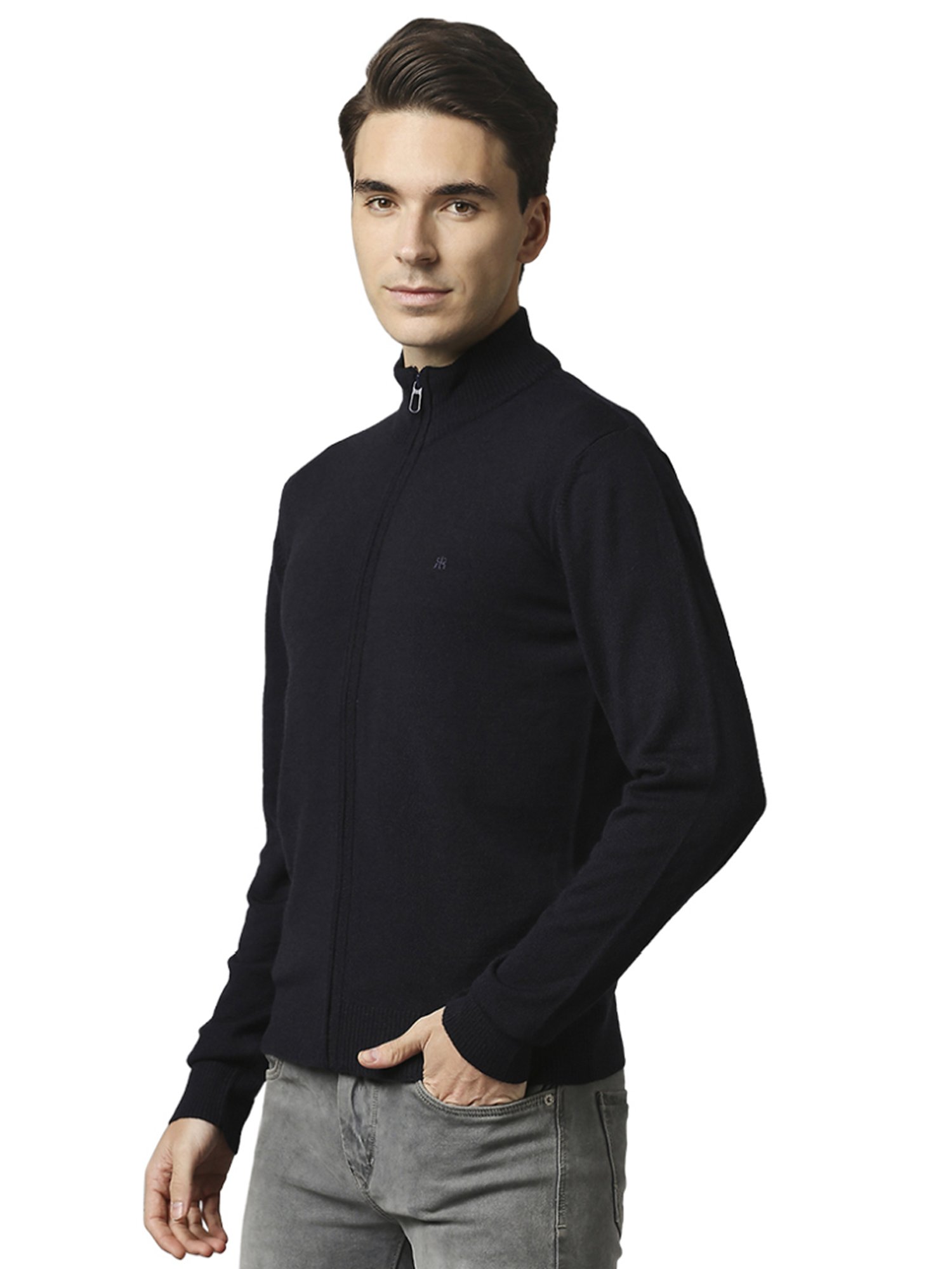 Raymond Black  Regular Fit Sweaters